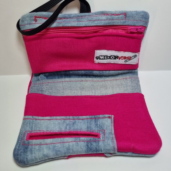Foto de la Ta-Vaquera Rosa Fucsia abierta por dentro
