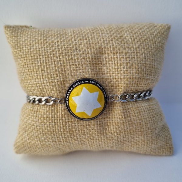 Foto de la pulsera fina estrella galicia sin gluten