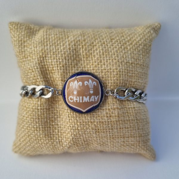 Foto de la pulsera gruesa chimay azul