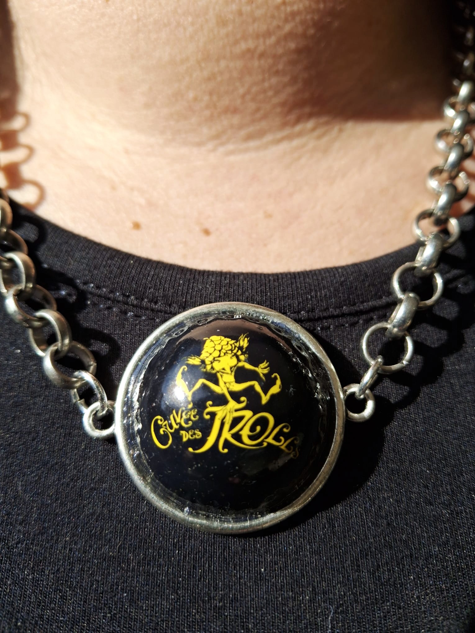 Foto del collar cadena cuvee des trolls