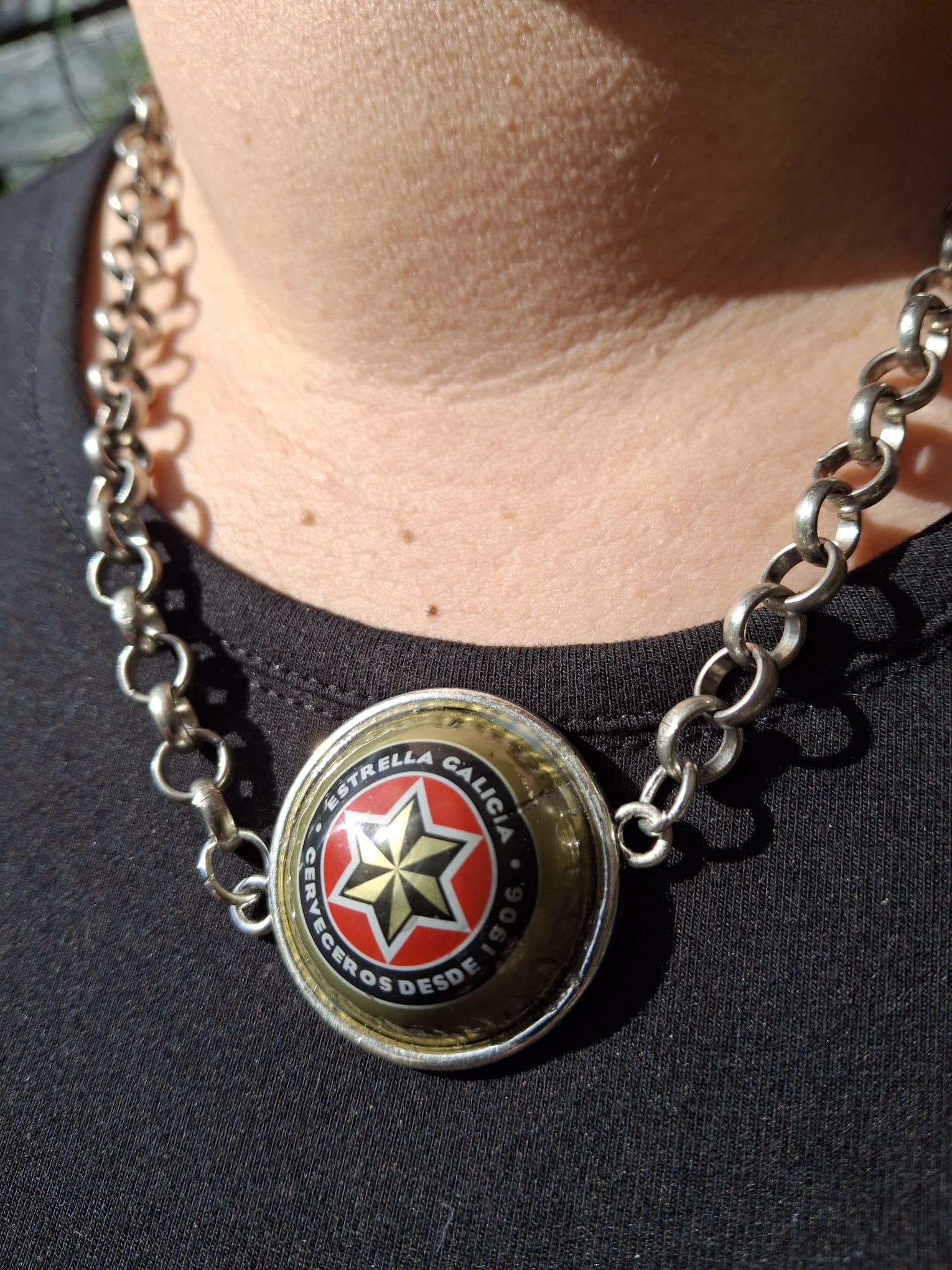 Foto Collar cadena Estrella Galicia