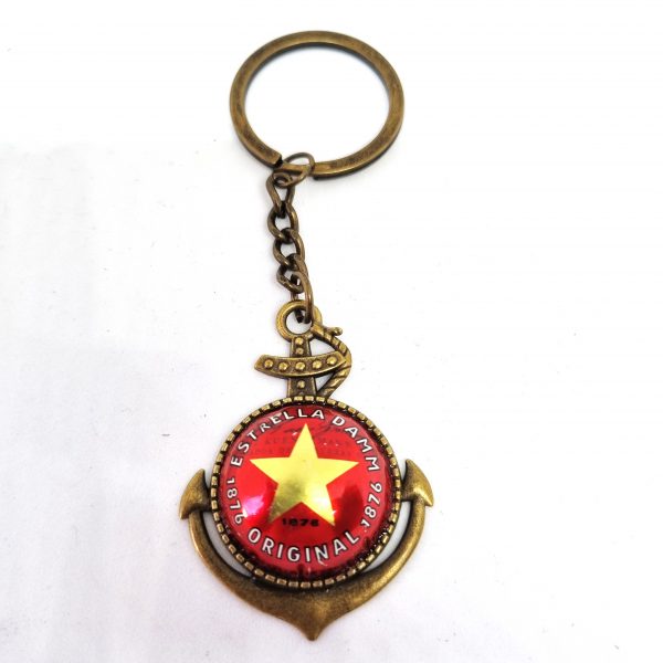 Foto del llavero ancla Estrella Damm