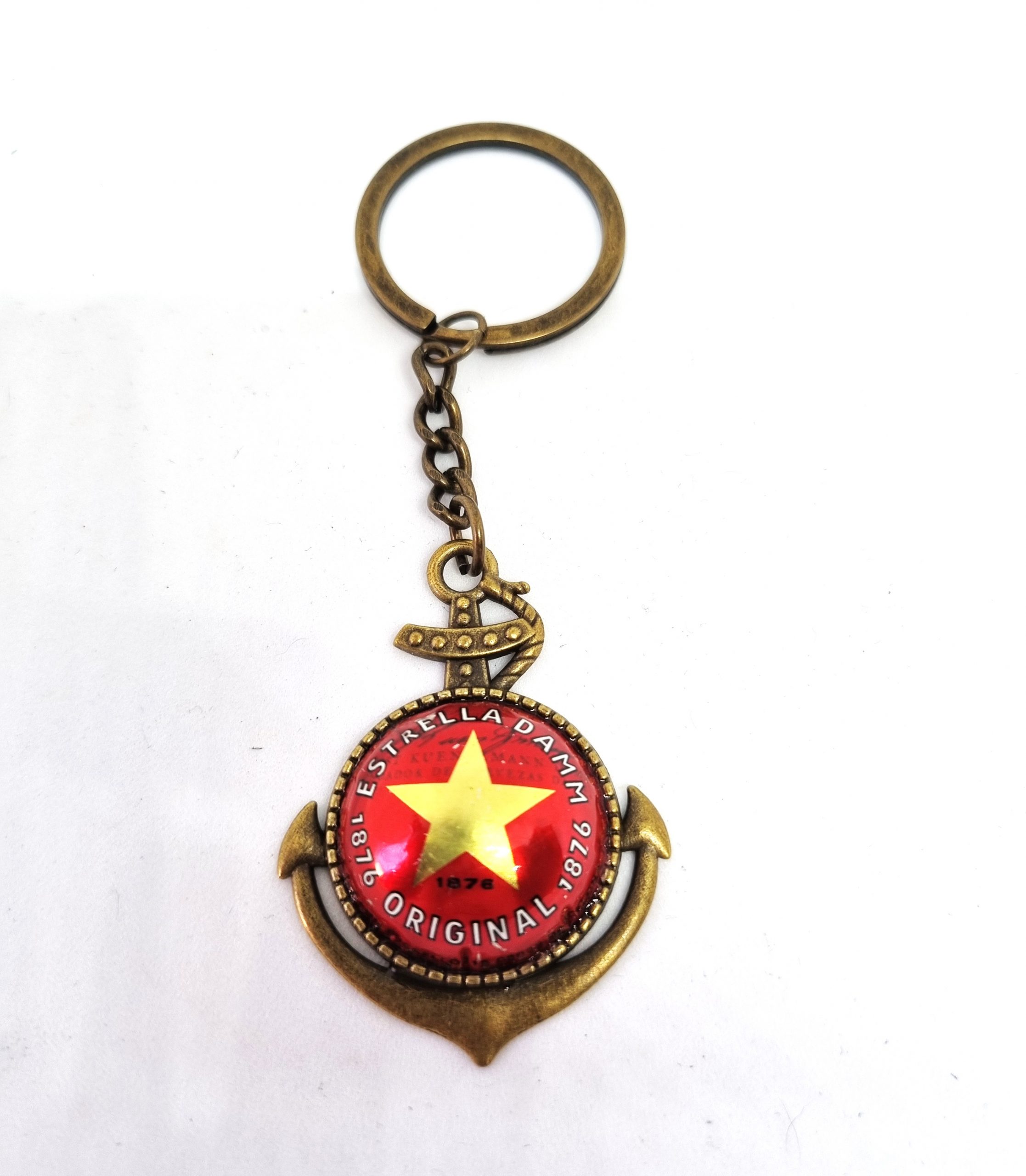 Foto del llavero ancla Estrella Damm