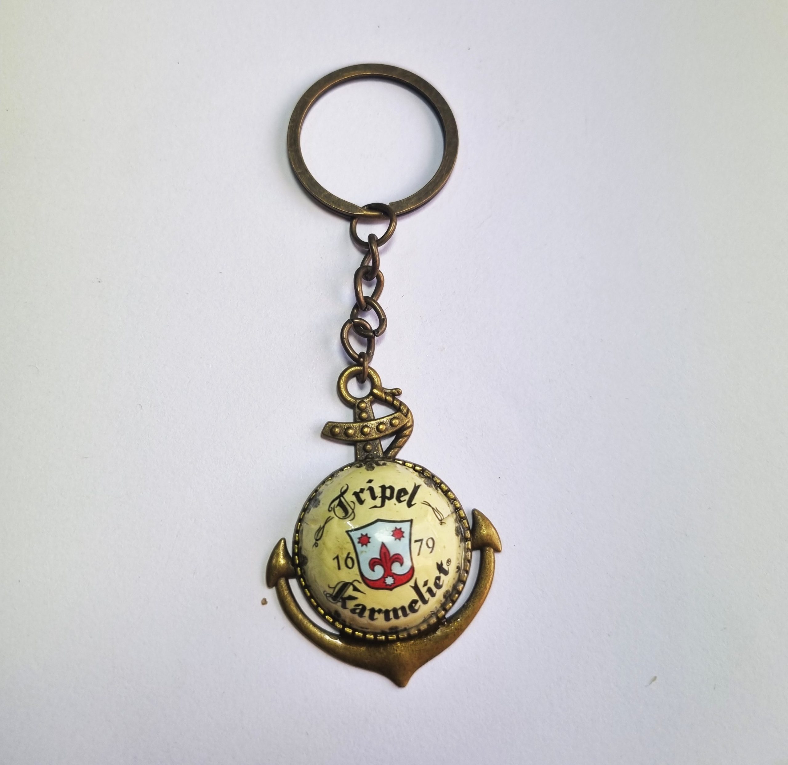 Foto del llavero ancla Tripel Karmeliet